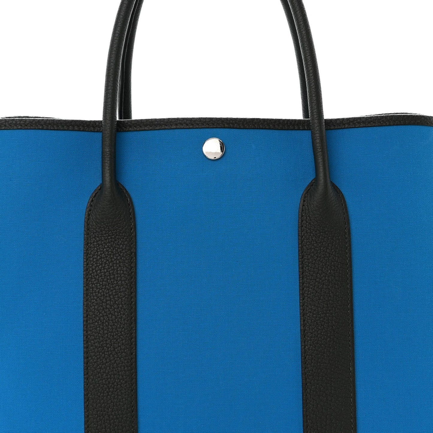 Toile Officier Negonda Garden Party Tote 36 MM Bleu Zanzibar Vert Fonce