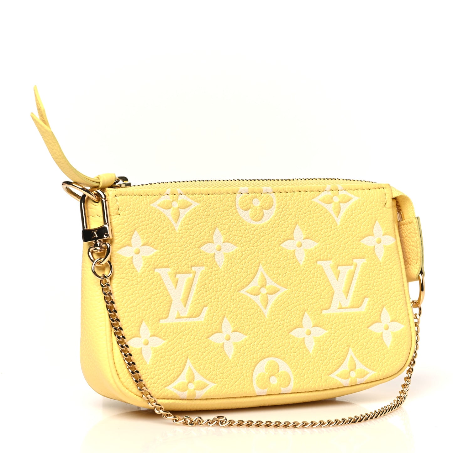 Empreinte Monogram Mini Pochette Accessories Lemon Curd Yellow