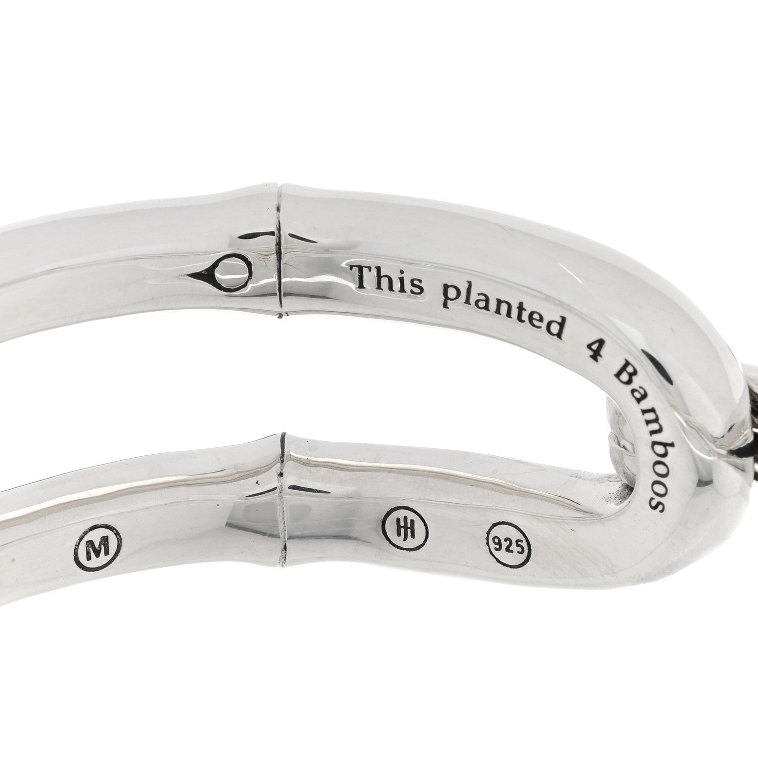 John Hardy Sterling Silver Bamboo Hook Bracelet 3 of 3