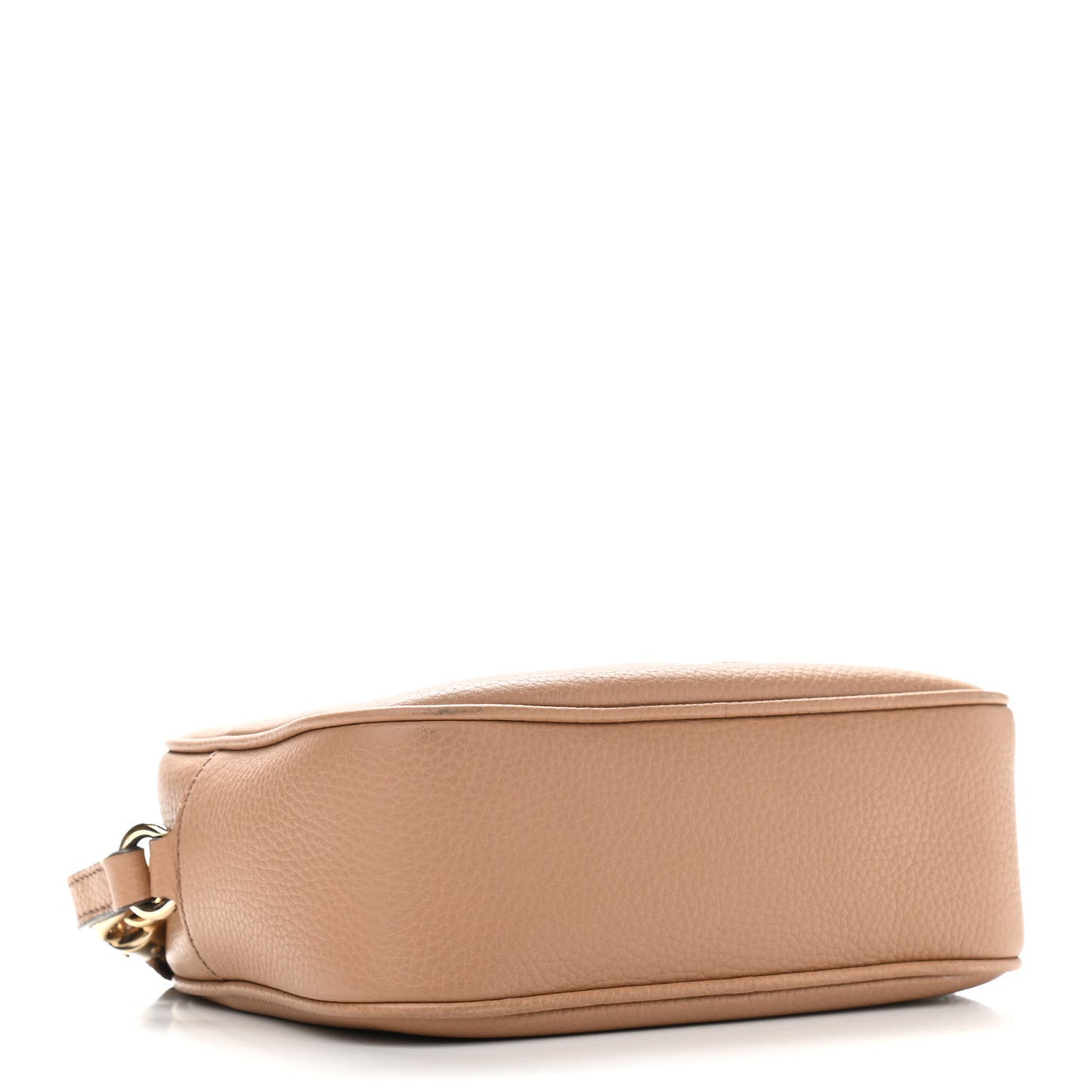 Pebbled Calfskin Small Soho Disco Bag Camelia