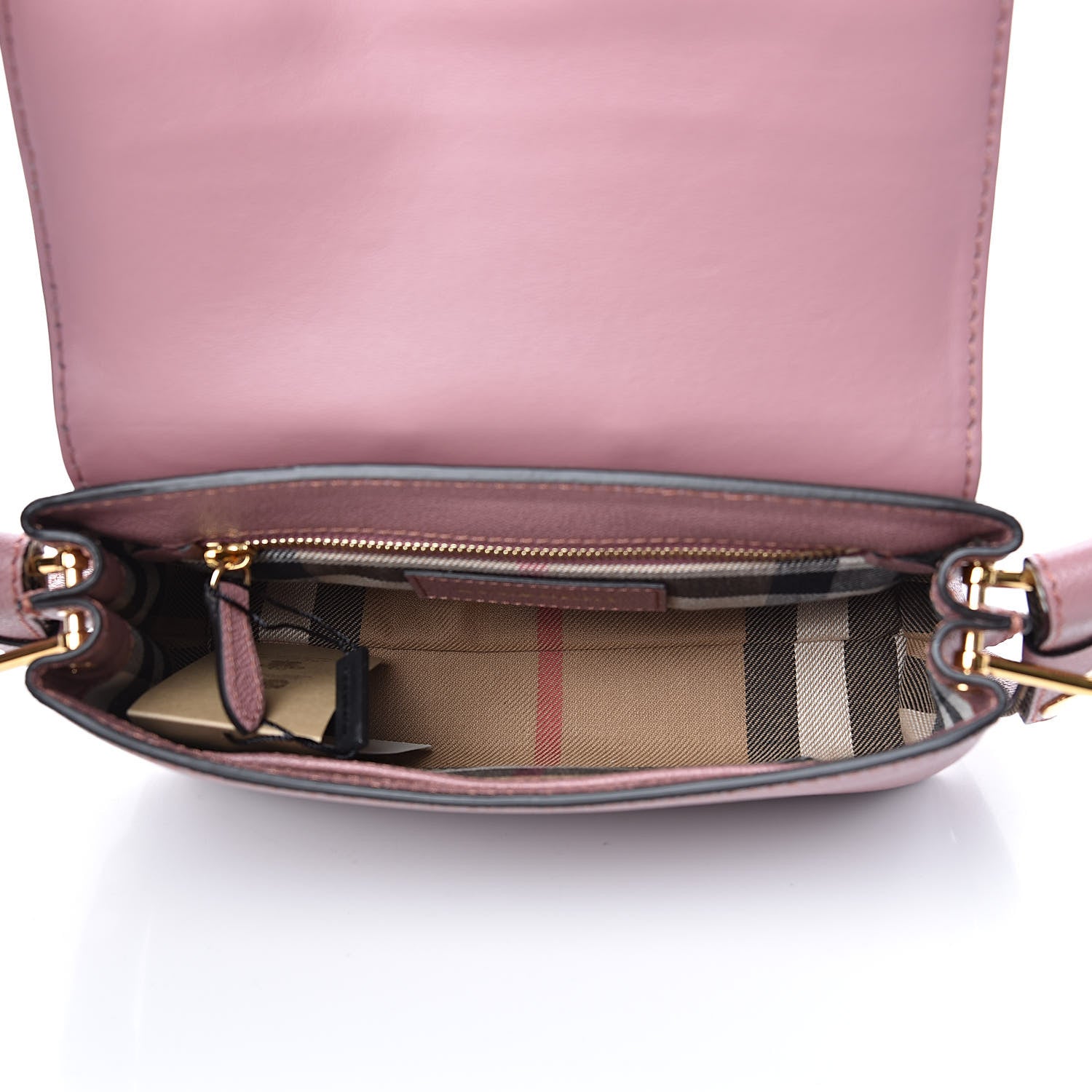 Burberry Soft Grain Calfskin Small Medley Crossbody Dusty Pink 5 of 8