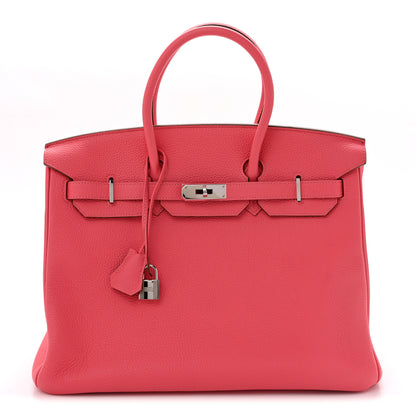 Hermes Togo Birkin 35 Rose Lipstick 1 of 14