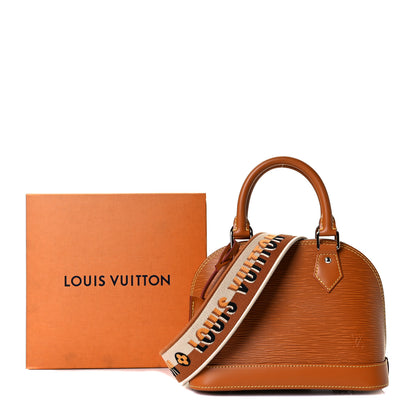 Louis Vuitton Epi Jacquard Alma BB Honey Gold 8 of 8
