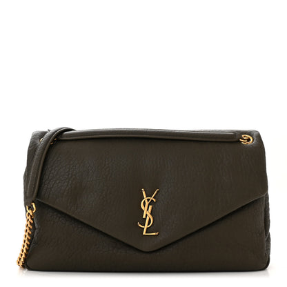 Saint Laurent Grained Lambskin Large Calypso Light Musk 1 of 10