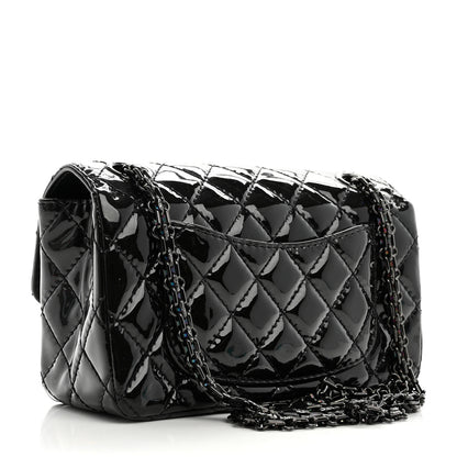 Chanel Patent Calfskin Quilted 2.55 Reissue Mini Flap So Black 3 of 10