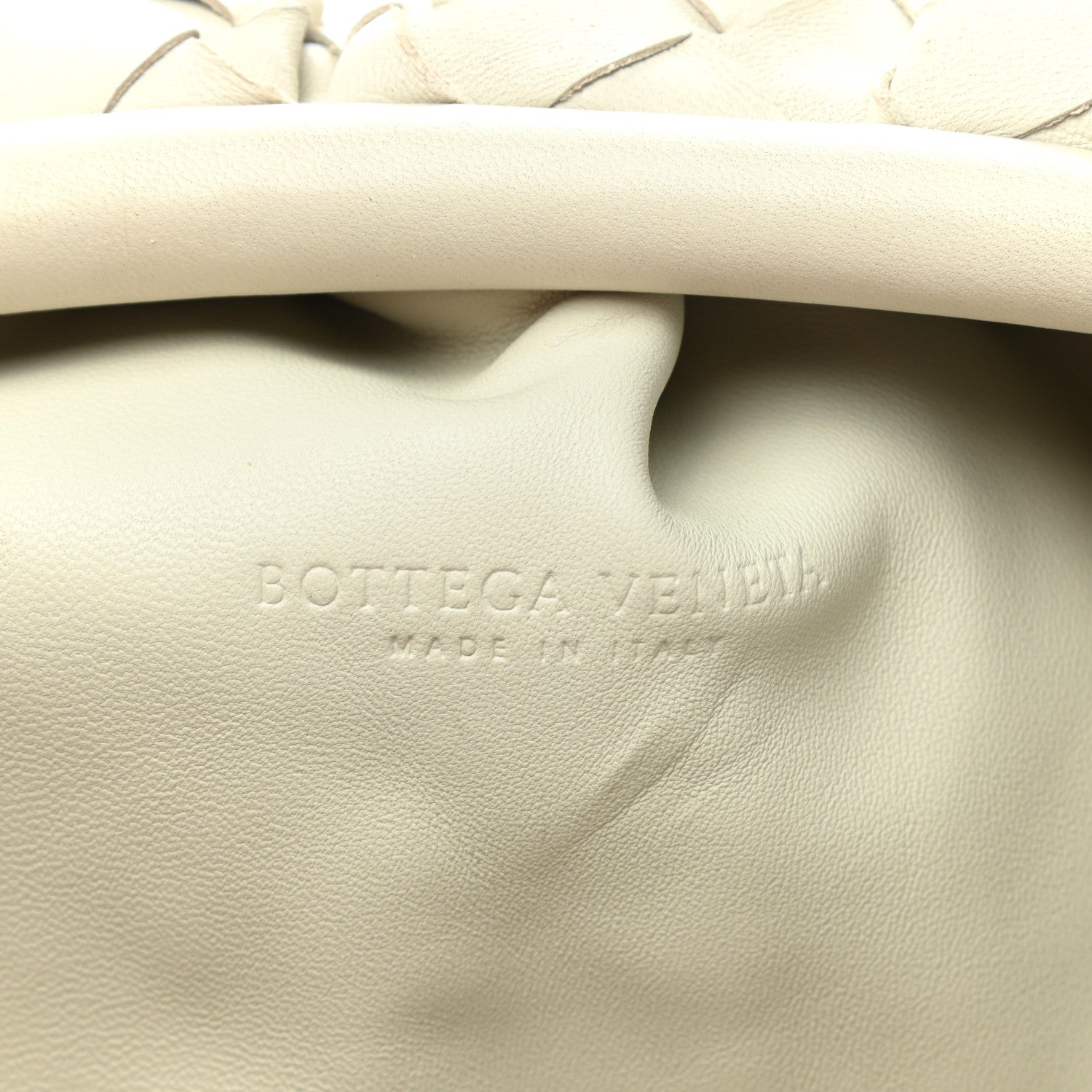 Bottega Veneta Nappa Maxi Intrecciato The Pouch Oversized Clutch Plaster 6 of 8