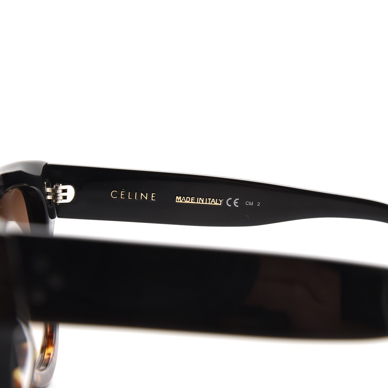 Celine Shadow Sunglasses CL 41026/S Black Havana 5 of 7