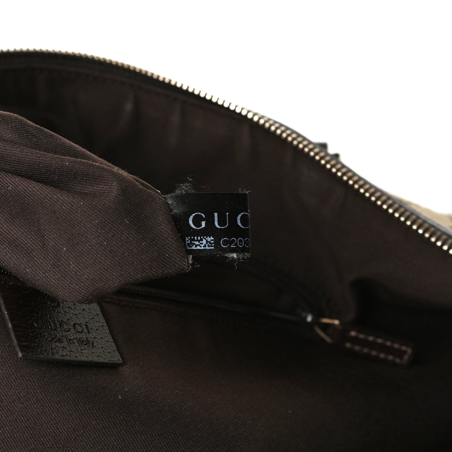 Monogram Medium Abbey Tote Dark Brown
