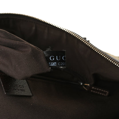 Gucci Monogram Medium Abbey Tote Dark Brown 8 of 20