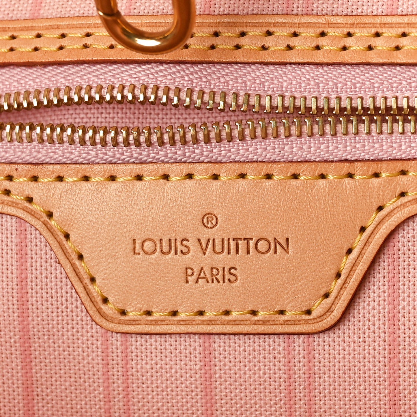 Damier Azur Neo Neverfull MM Rose Ballerine
