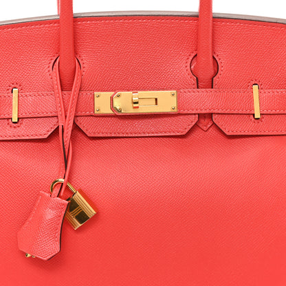 Hermes Epsom BIRKIN 30 Rose Jaipur 9 of 12