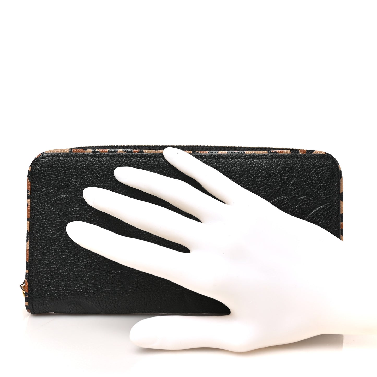 Empreinte Monogram Giant Wild At Heart Zippy Wallet Black