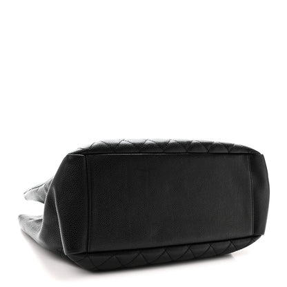 Chanel Caviar Quilted Grand Shopping Tote GST Black 4 of 10