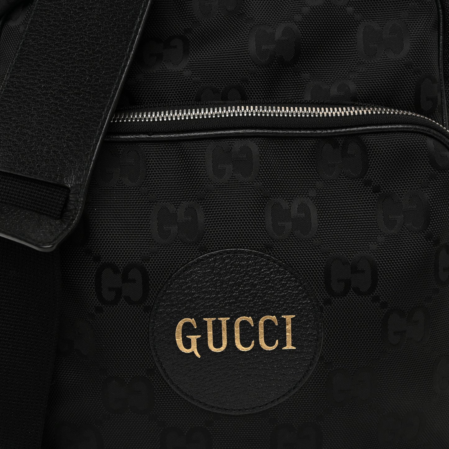 Econyl Nylon Monogram Off The Grid Messenger Black