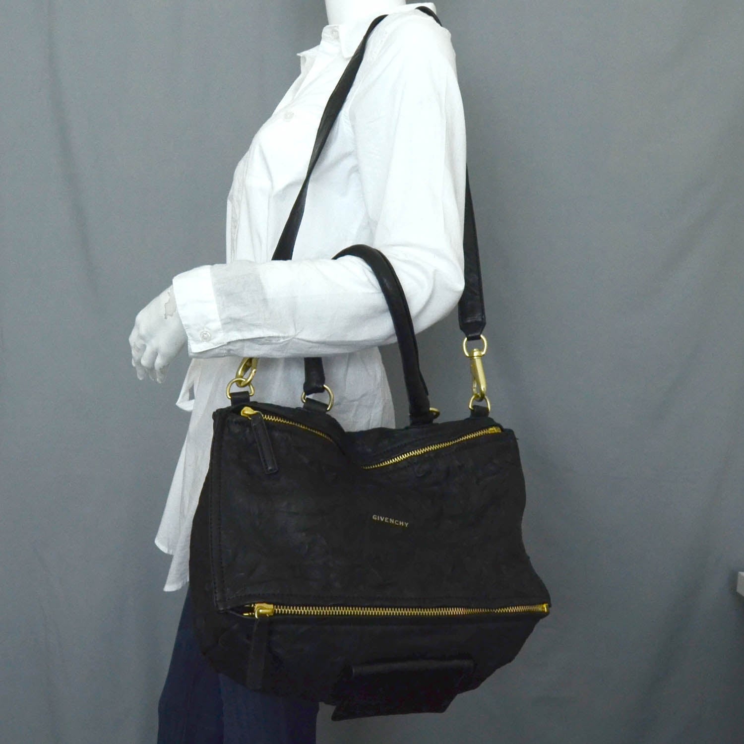Givenchy Lambskin Large Pandora Black 2 of 7