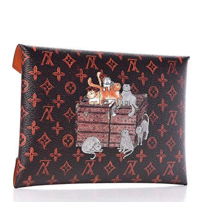 Louis Vuitton Catogram Kirigami Pochette Set Marron White Black 4 of 9