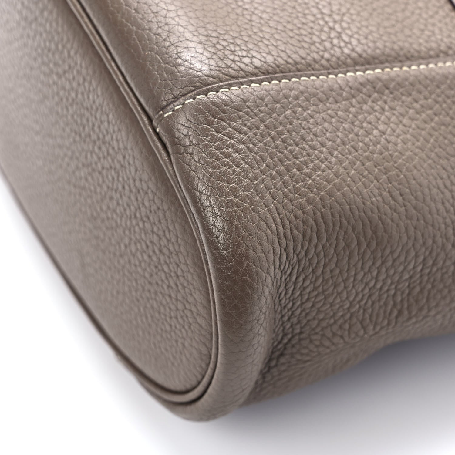 Hermes Taurillon Clemence Sac Good News PM Etoupe 10 of 10