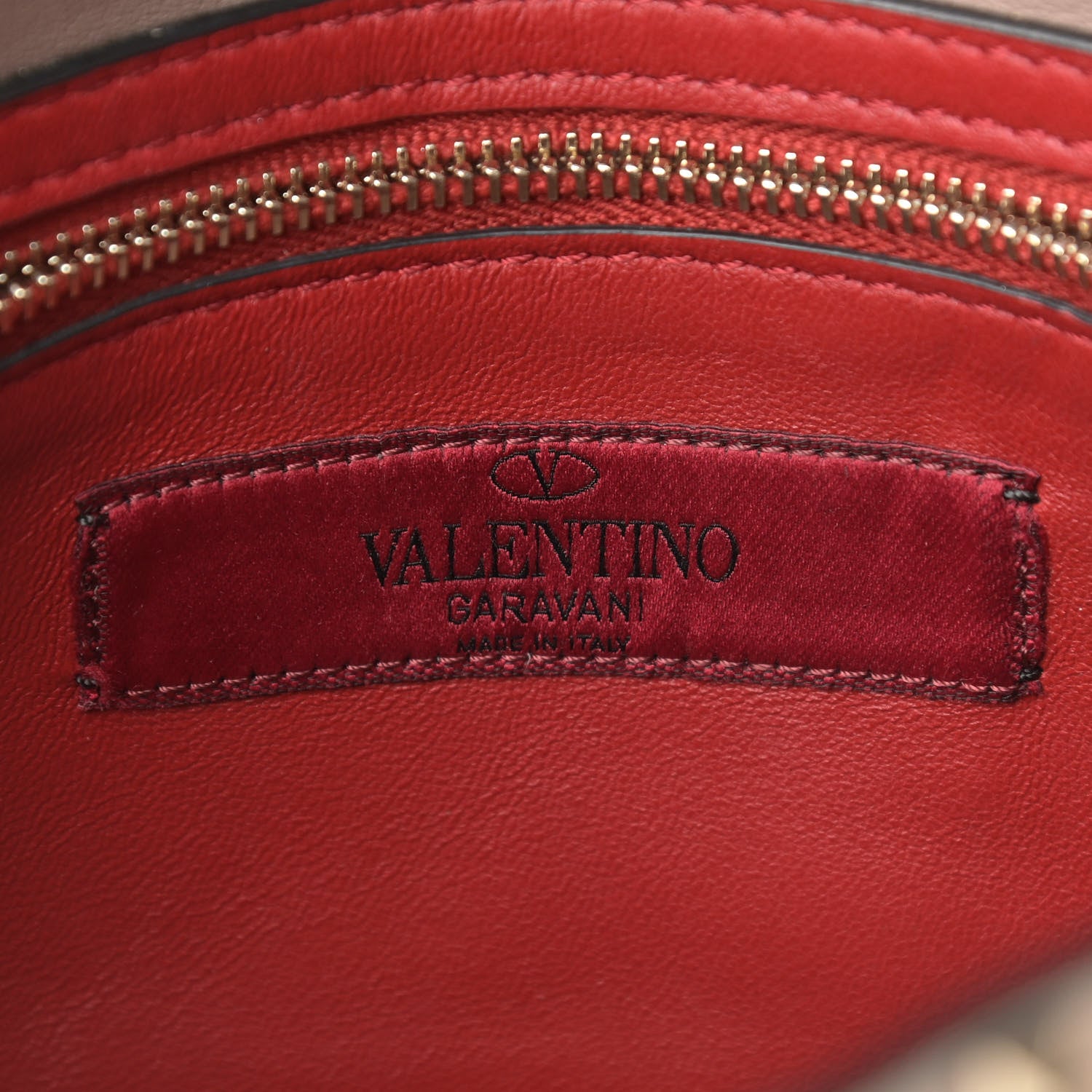 Valentino Garavani Nappa Medium Rockstud Spike Shoulder Bag Poudre 6 of 12