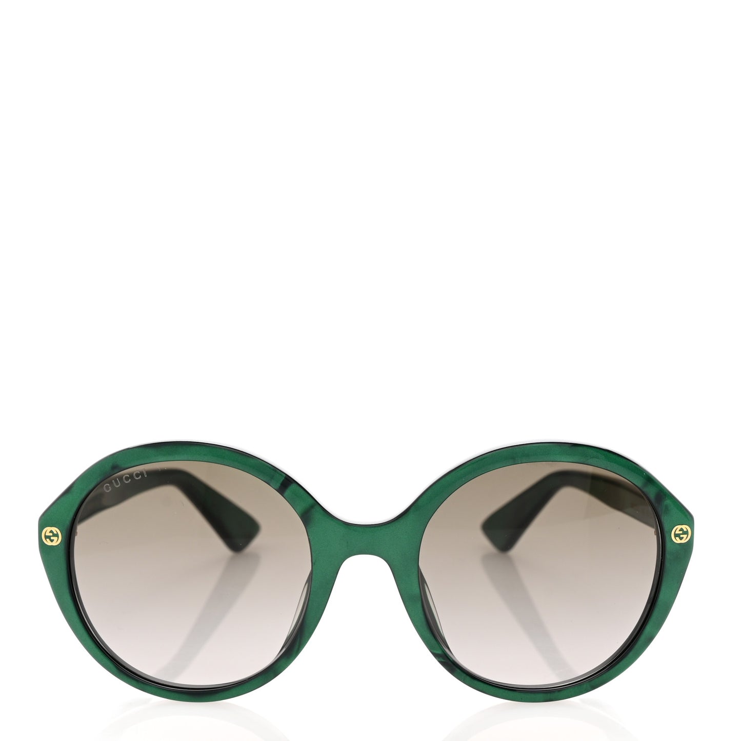 Acetate Round Sunglasses GG0023S Green