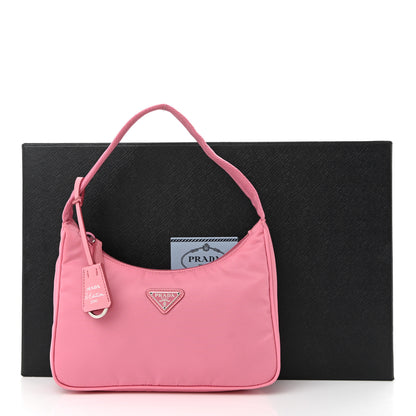 Prada Tessuto Nylon Mini Re-Edition 2000 Bag Begonia 12 of 12