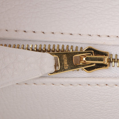 Hermes Taurillon Clemence Birkin 35 White 19 of 34