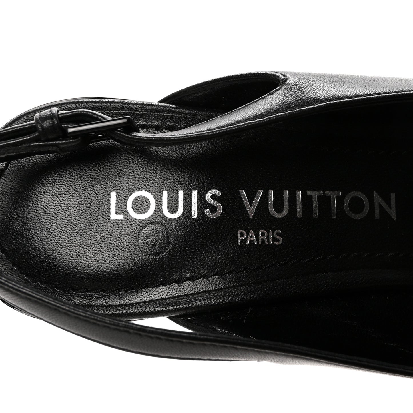 Lambskin 6AM Slingback Pumps 37.5 Black