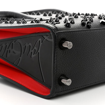Christian Louboutin Calfskin Spikes Loubinthesky Mini Paloma Black 9 of 10