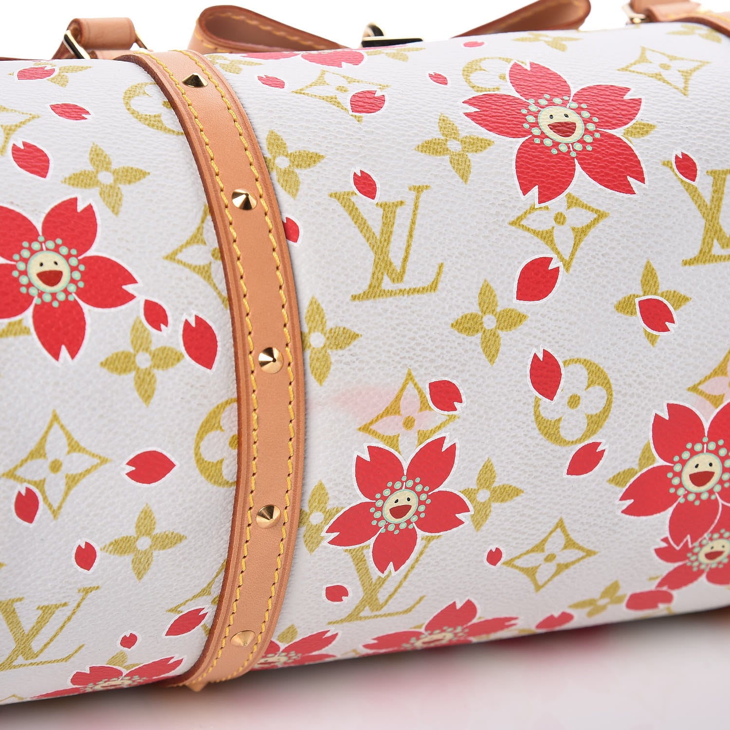 Louis Vuitton Monogram Cherry Blossom Papillon Red Creme 9 of 15