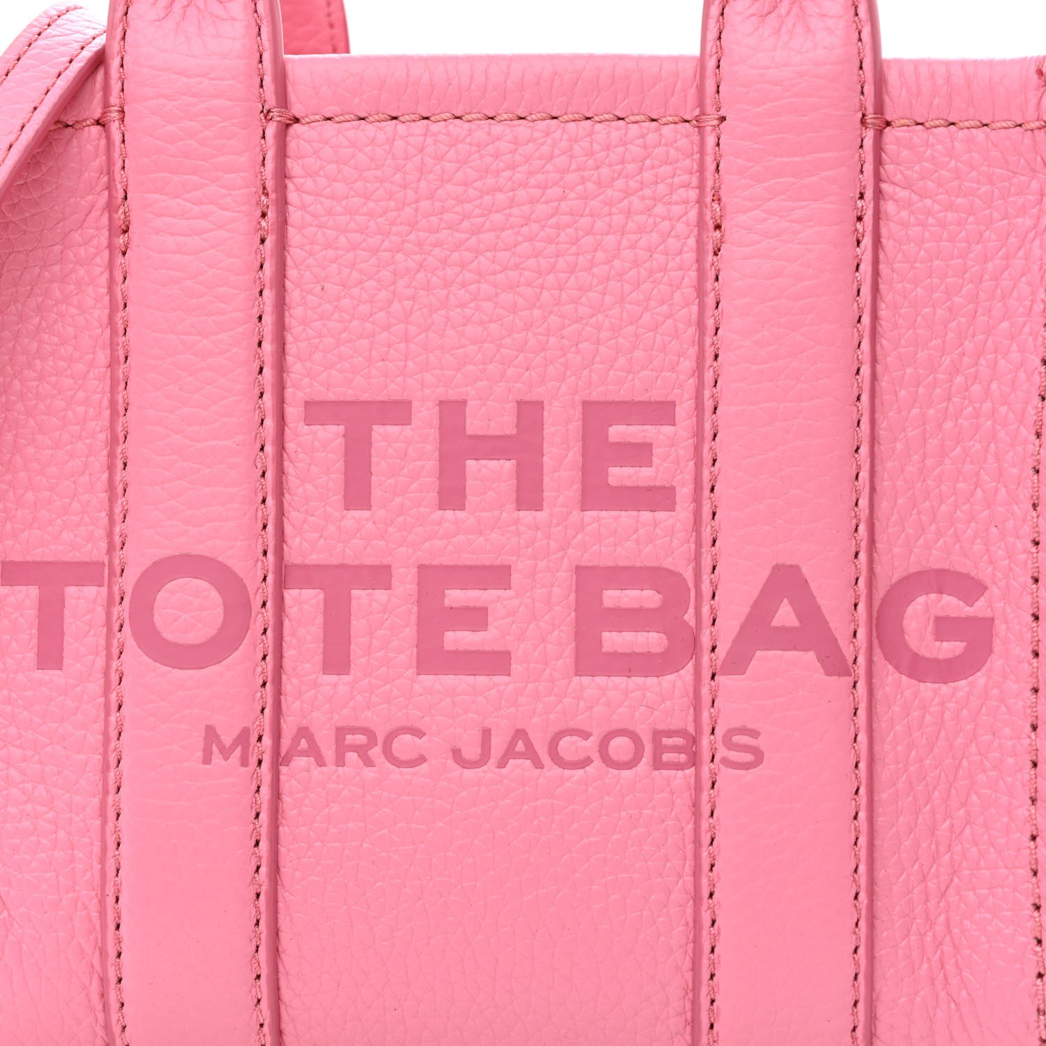 Marc Jacobs Grained Calfskin Micro The Tote Bag Pink 8 of 10