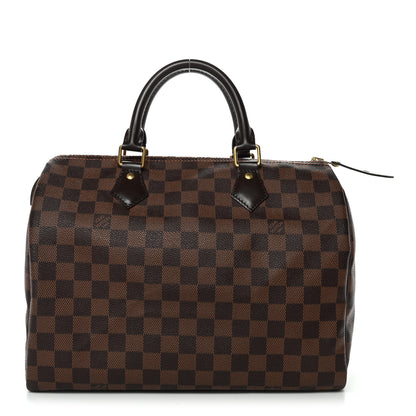 Louis Vuitton Damier Ebene Speedy 30 1 of 10