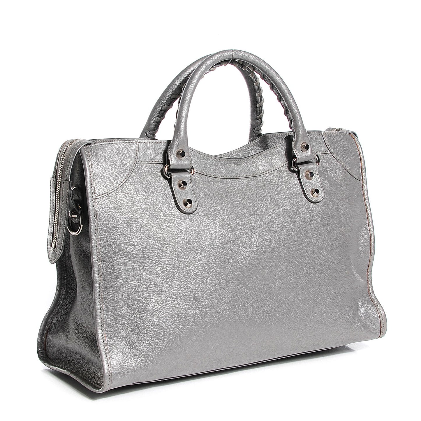 Pearlescent Goatskin Classic Palladium Hardware City Gris Gris Light