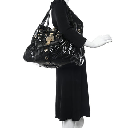 Jimmy Choo Patent Ramona Black 2 of 12