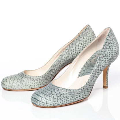Christian Dior Snakeskin Pumps 37 1 of 7