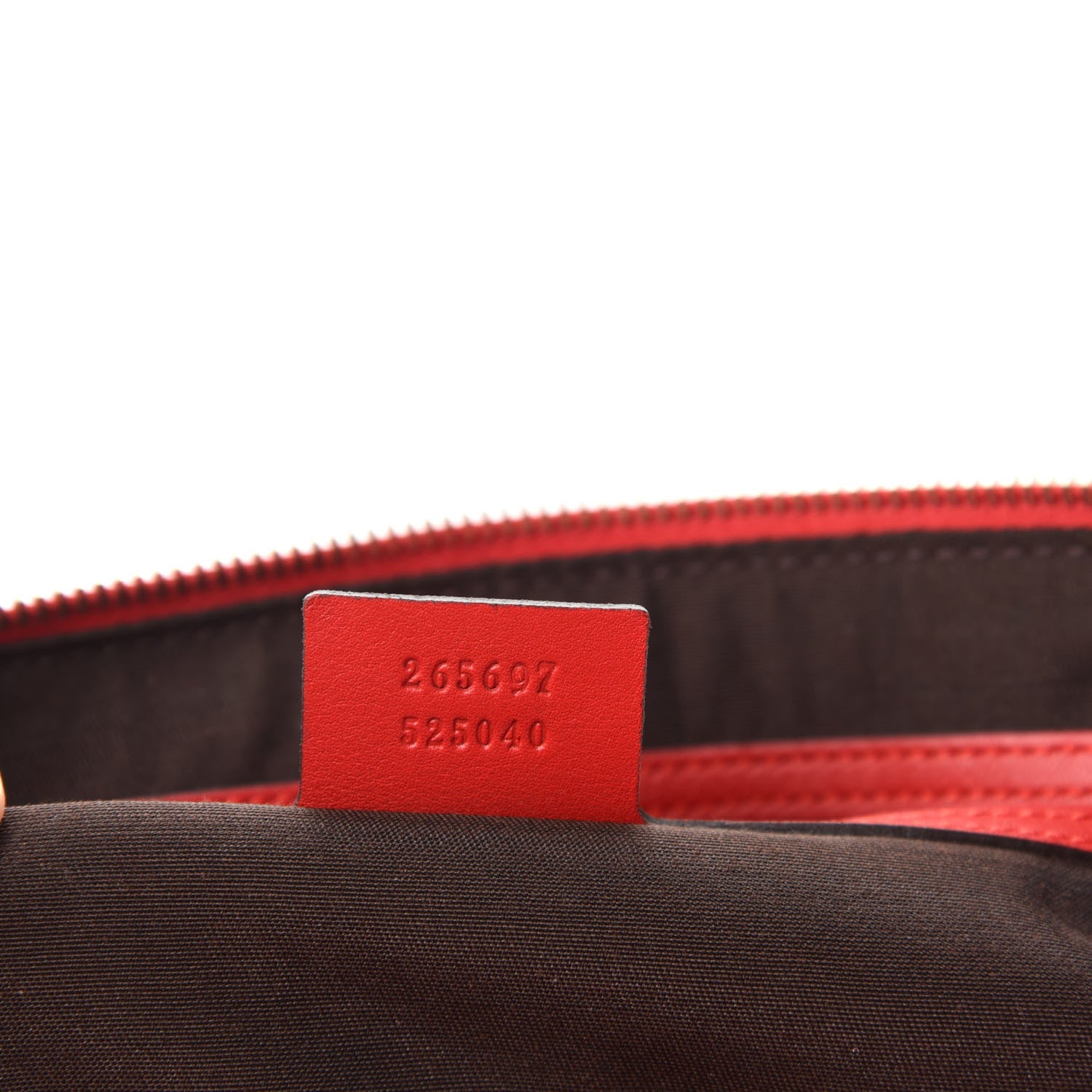 Gucci Guccissima Vitello Tender Medium Joy Boston Sporting Red 9 of 10