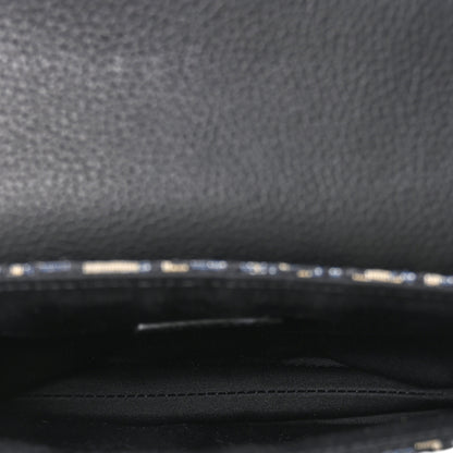 Christian Dior Oblique Saddle Messenger Pouch Beige Black 5 of 9