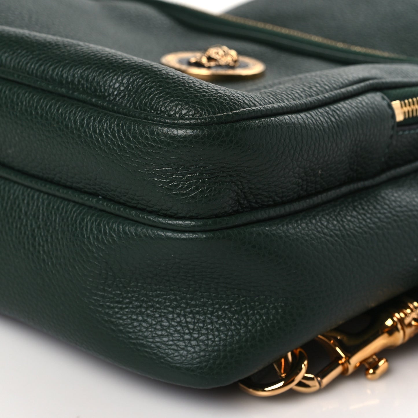 Calfskin Sling Bag Dark Green