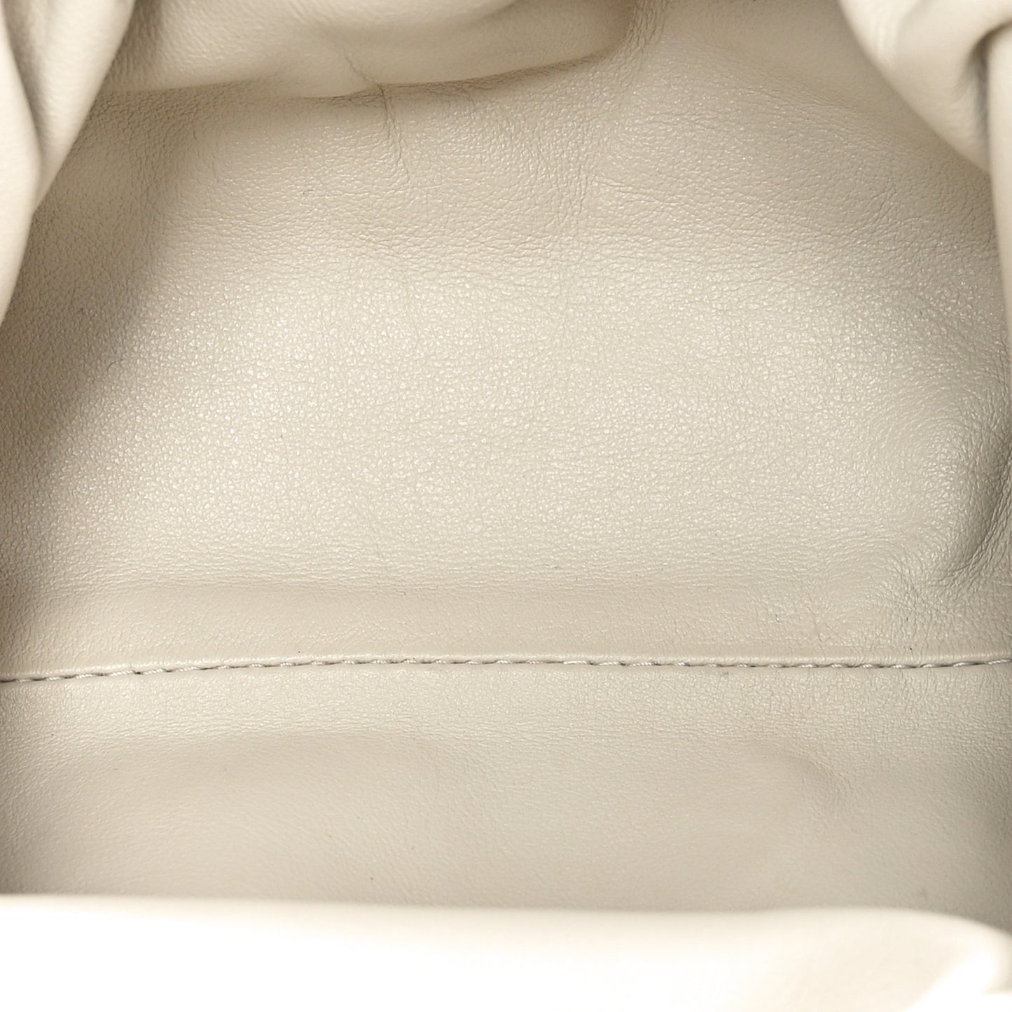 Butter Calfskin The Mini Pouch Chalk