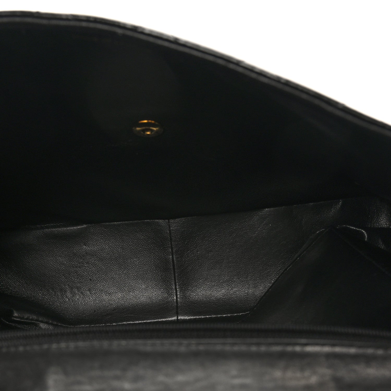 Chanel Patent Quilted XL Jumbo Single Flap Black 5 of 11
