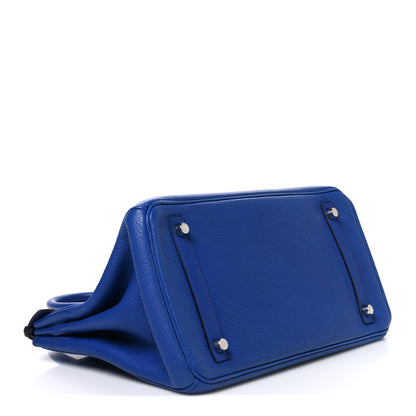 Hermes Togo Birkin 30 Bleu Electrique 4 of 10