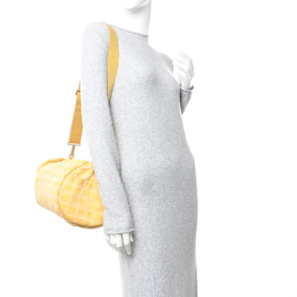 Chanel Nylon Travel Duffle Yellow 2 of 10