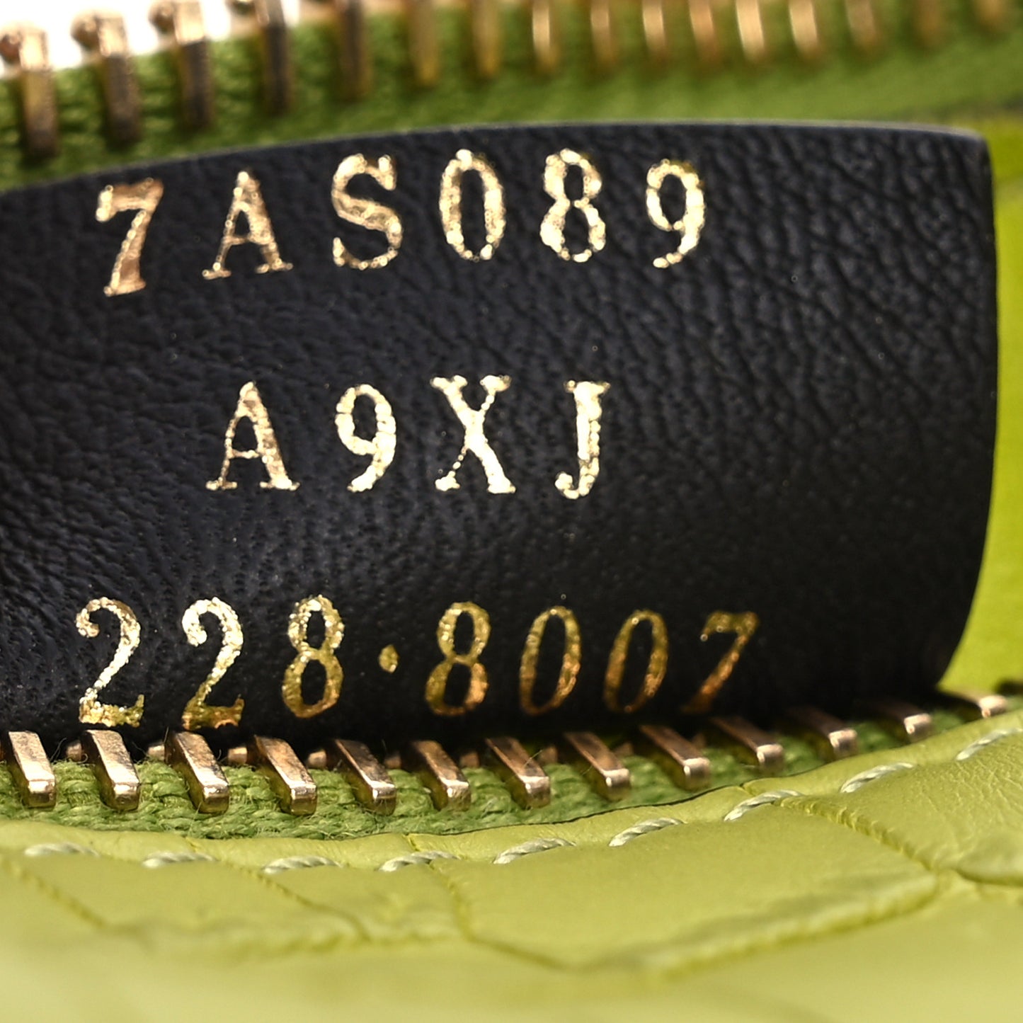 Crocodile Nano Fendigraphy Hobo Charm Wasabi