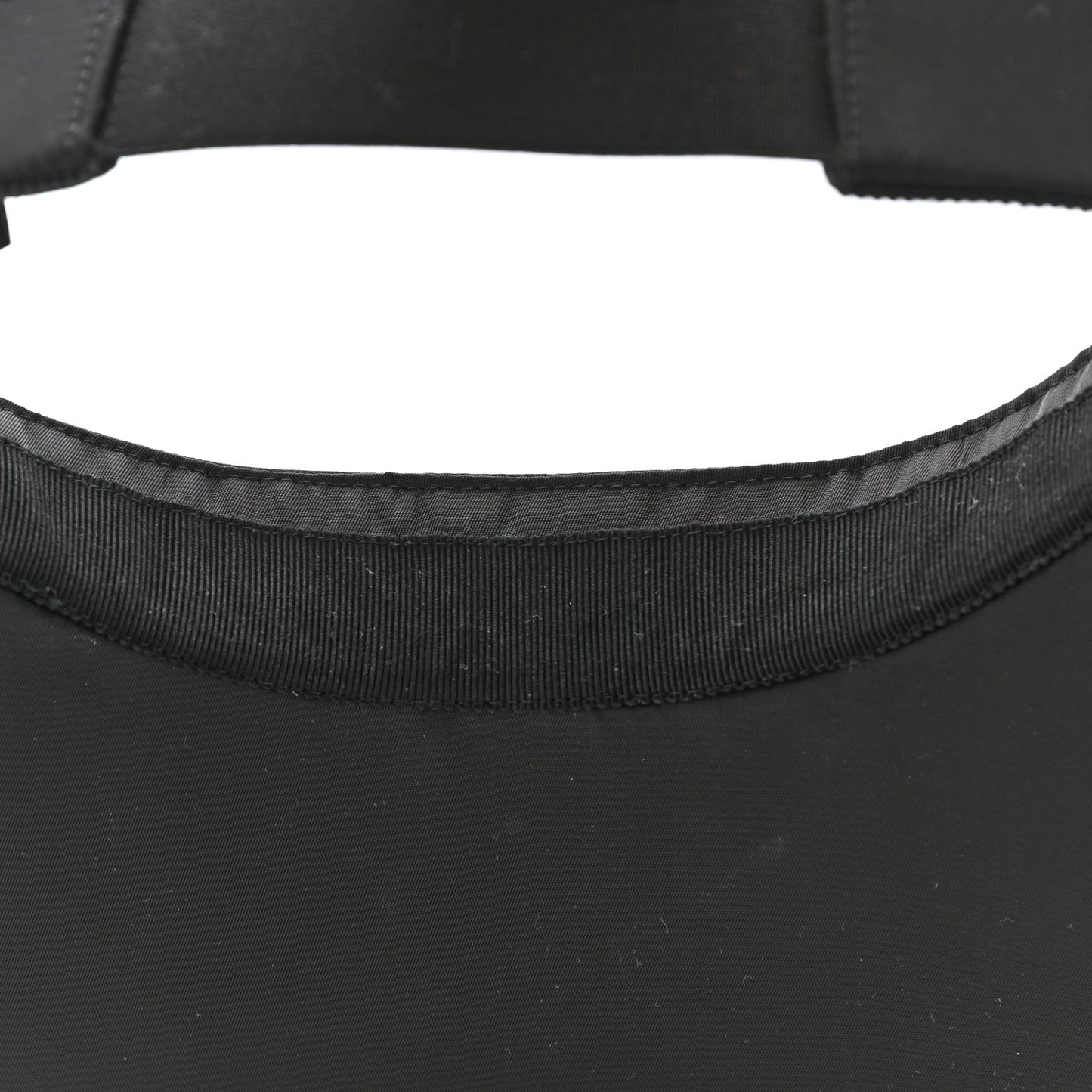 Nylon Triango Metal Triangle Logo Womens Visor S Black