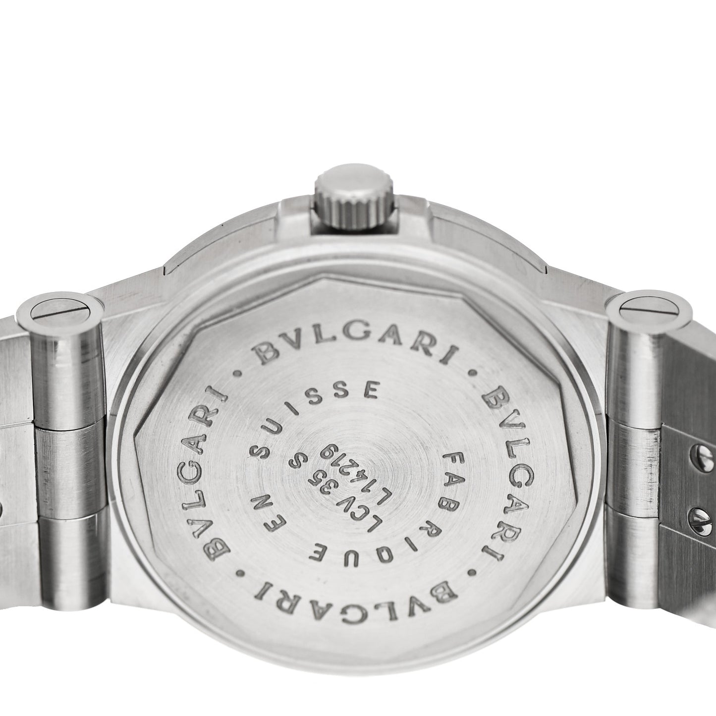 Stainless Steel 35mm Diagono Automatic Watch Black