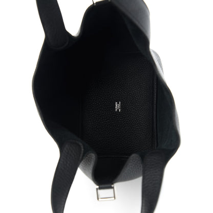 Hermes Taurillon Clemence Picotin Lock 18 PM Black 5 of 10