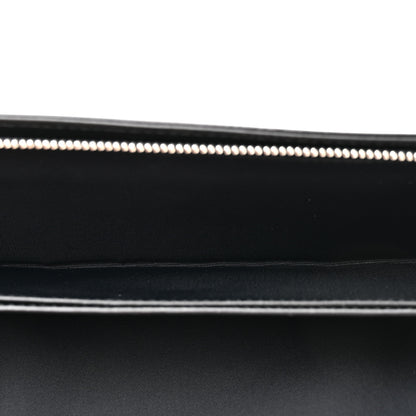 Christian Dior Patent Lambskin Cannage Lady Dior Rendezvous Wallet On Chain Black 5 of 12