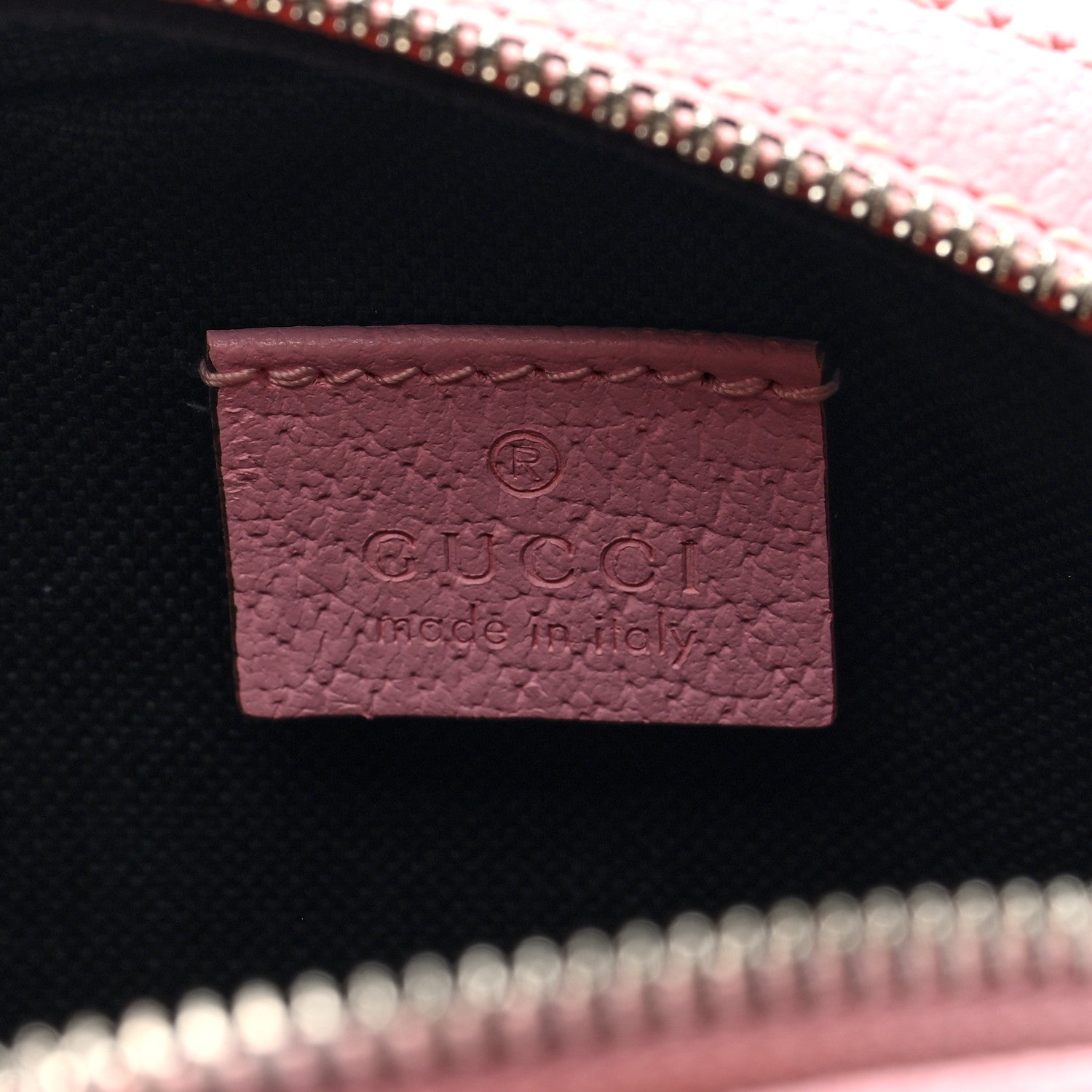 Gucci GG Supreme Monogram Psychedelic Round Shoulder Bag Black Multicolor Sugar Pink 6 of 10