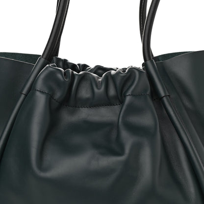 Proenza Schouler Calfskin Large Ruched Tote Petrol Green 9 of 11