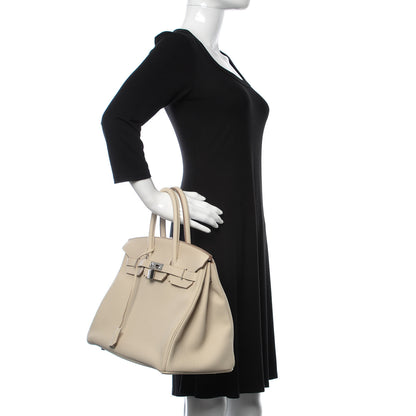 Hermes Togo Birkin 35 Craie 2 of 17