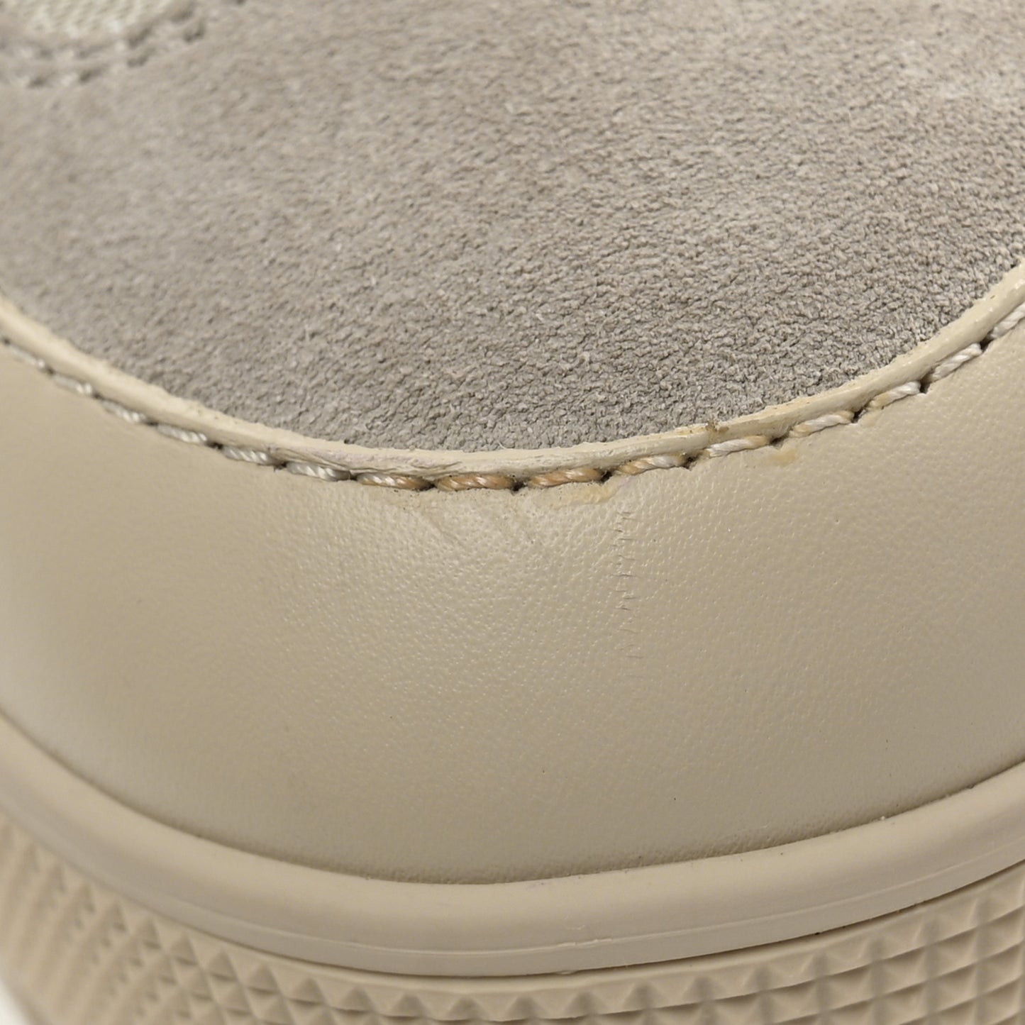 Suede Calfskin Laureate Platform Desert Boots 37 Taupe