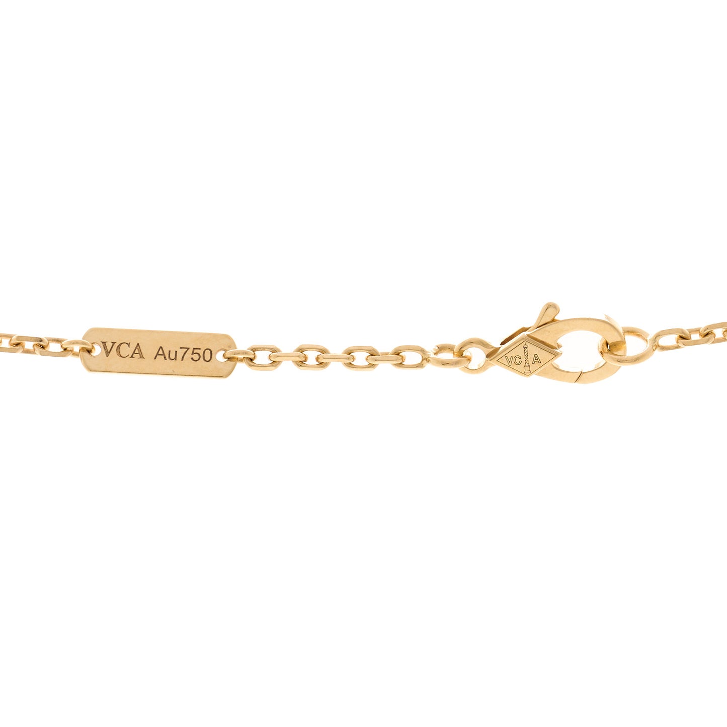 18K Yellow Gold Trace Chain Necklace 70cm